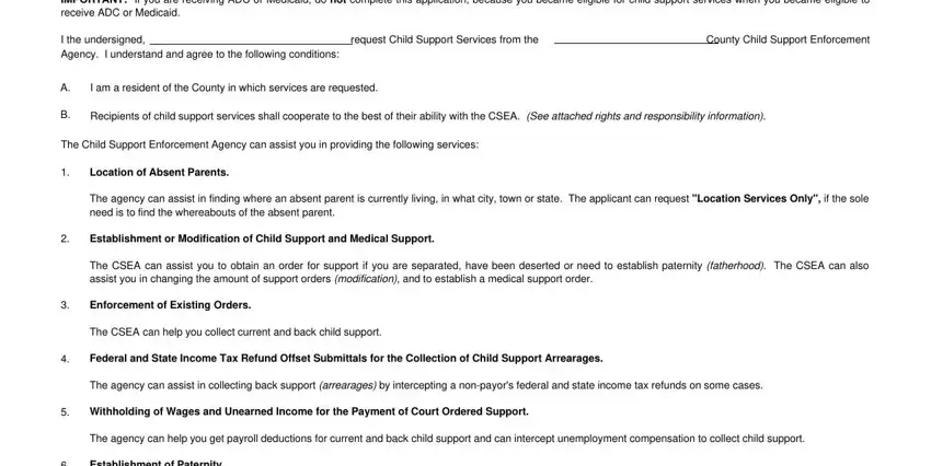 Step # 1 for filling out Form Jfs 07076