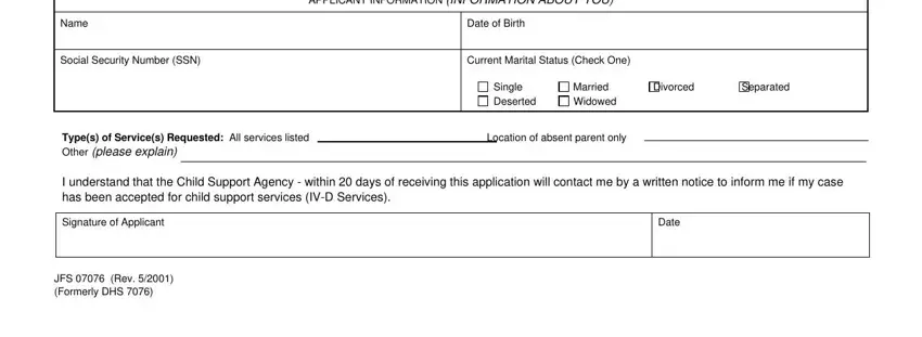 Form Jfs 07076 conclusion process detailed (portion 2)