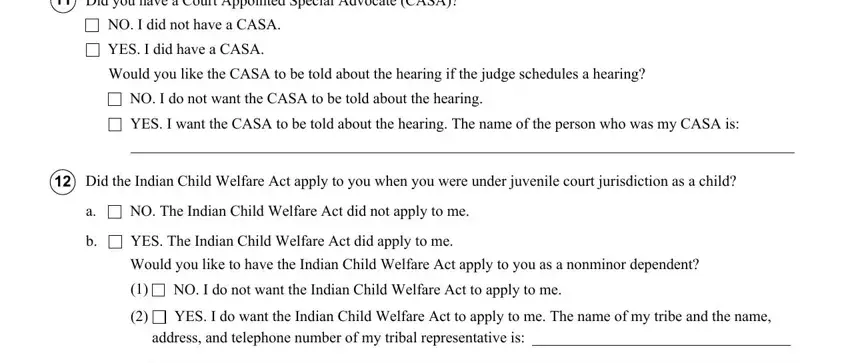 Part no. 5 for filling out jv 466 juvenile