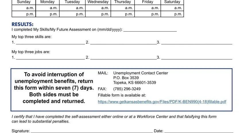 Writing part 2 in kansas reemployment