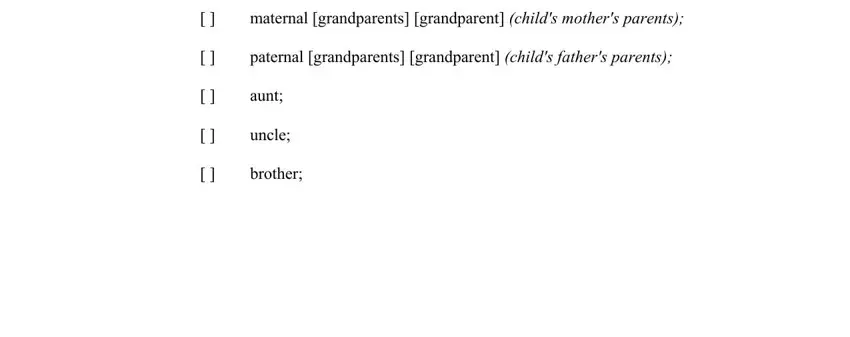 paternal grandparents grandparent, brother, and aunt inside nm kinship guardian