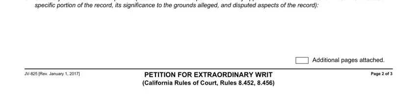 writ extraordinary petition conclusion process clarified (part 5)
