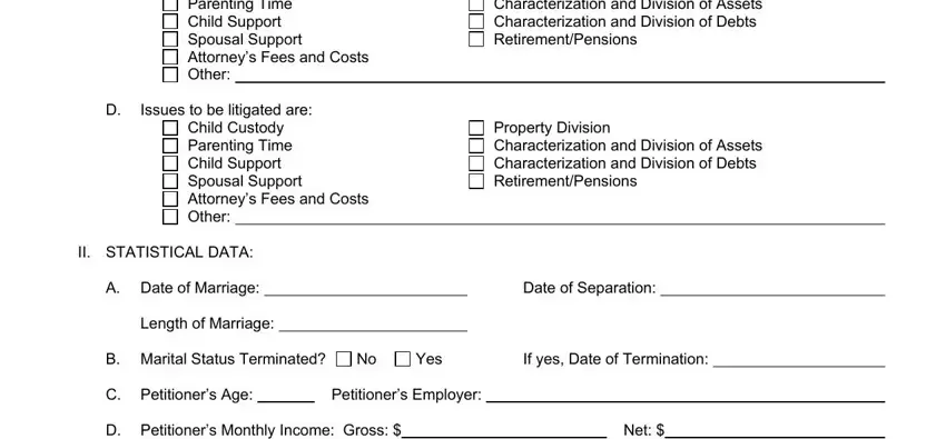 Writing segment 2 in form settlement conference brief