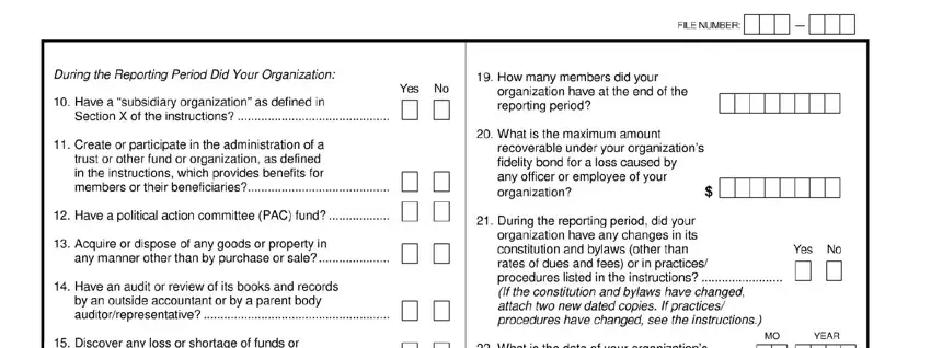 organization annual report conclusion process described (part 3)