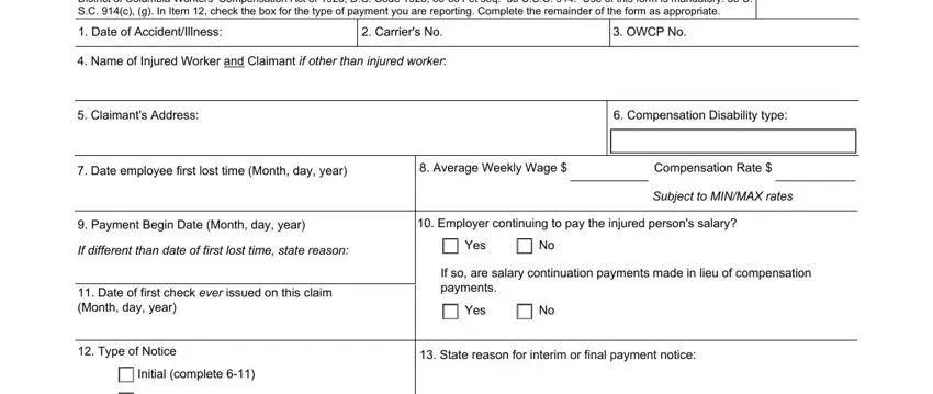 The right way to fill out what 208 form portion 1