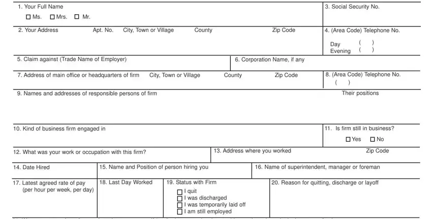 how to new york labor claim conclusion process detailed (step 1)