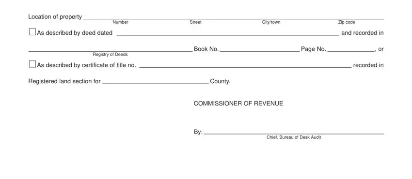 Part no. 2 of completing form releasing ma