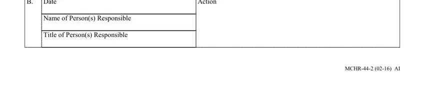 Explain what happened to you, Action, and MCHR  AI in mo employment complaints