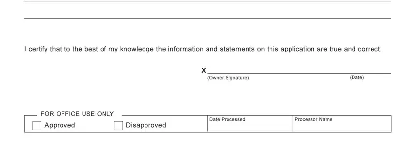 Completing section 2 in Form Mv2472