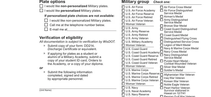 Persian Gulf War Veteran  Somalia, Service Medal, and Submit the following information in ADA