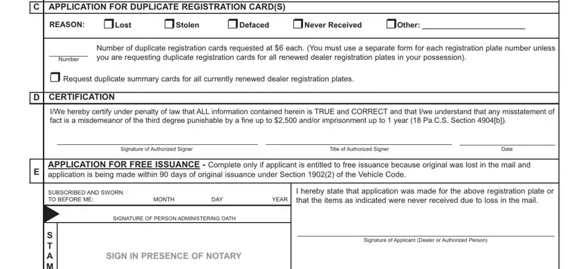 Simple tips to complete pa dmv physical forms to print stage 2
