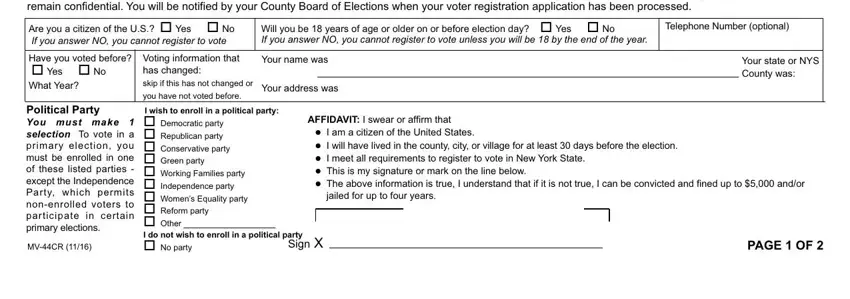 How one can fill in new york conditional license step 3