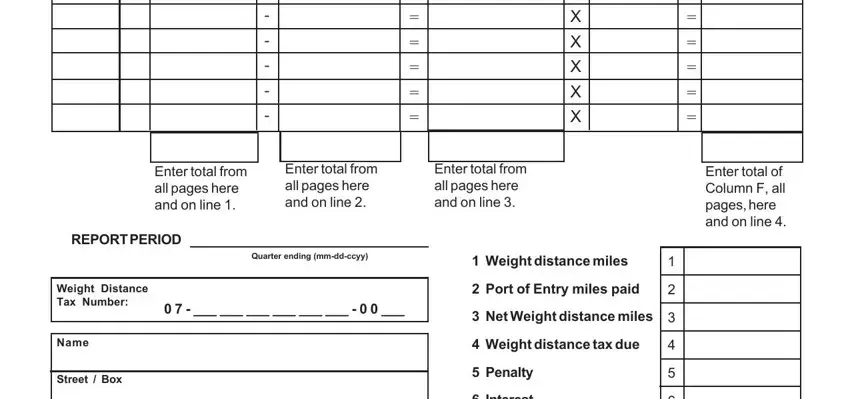 Completing segment 2 of how to file new mexico weight distance tax return