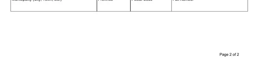 Completing part 4 in notice of rent increase form
