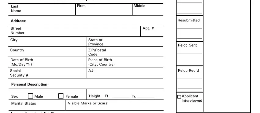 How you can prepare Form N 643 step 1