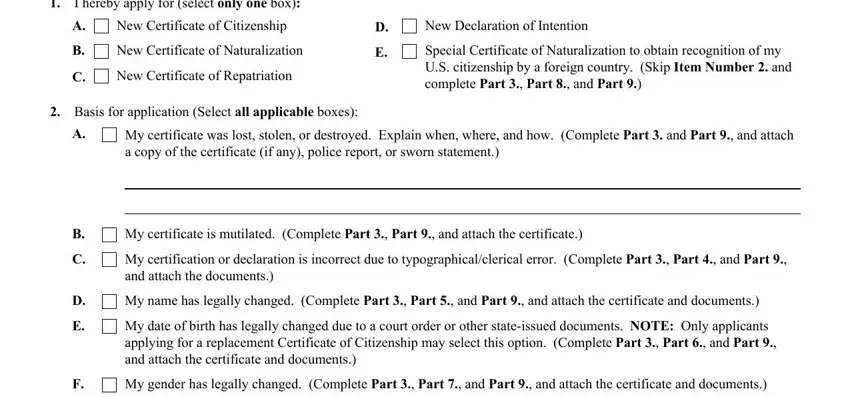 Writing segment 2 of form n 565