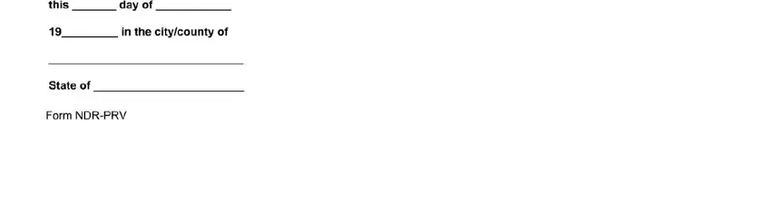How to complete ndr form step 2