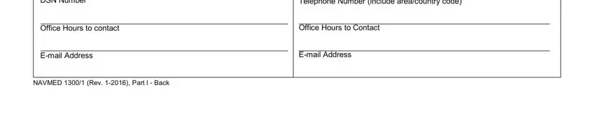 Step number 5 in filling in navmed 1300 1 pdf fillable