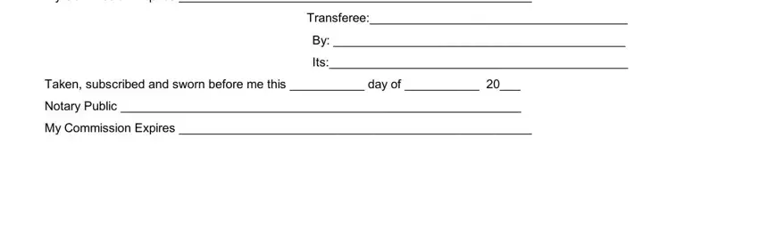 Part number 3 of filling out OP-77
