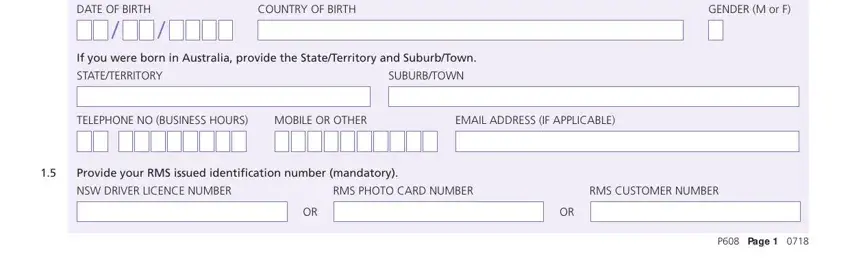 Filling out part 2 of nasfund forms 2020