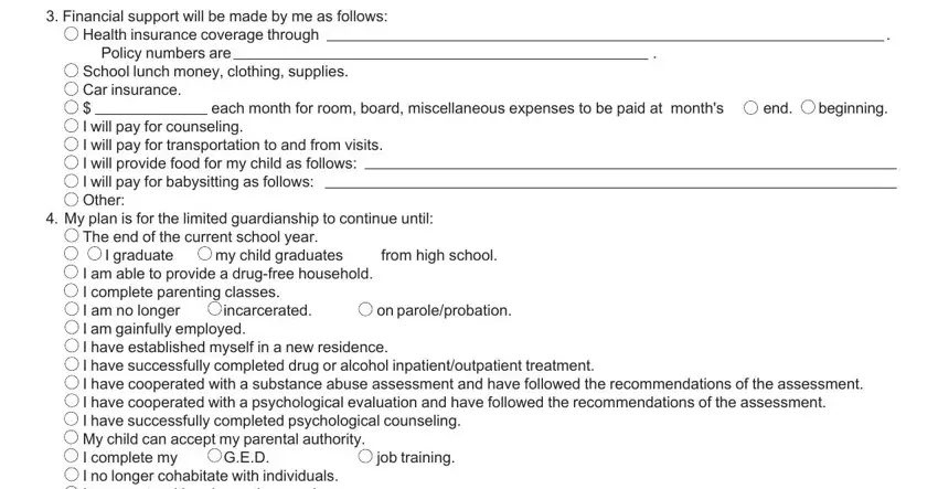 Guidelines on how to prepare Form Pc 652 portion 3