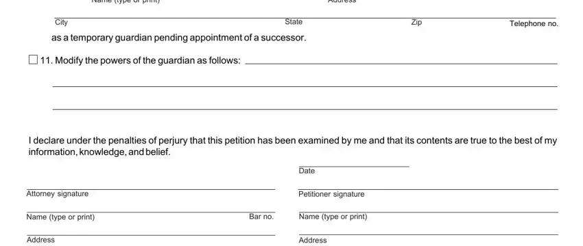 Stage # 5 in filling out Form Pc 675