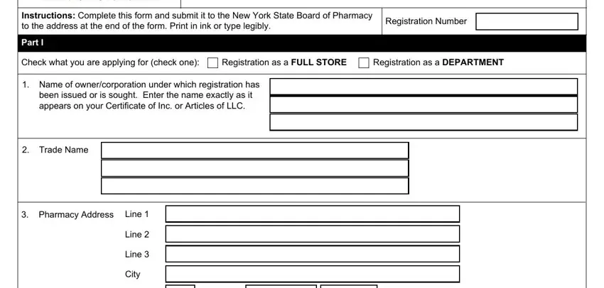 Stage # 1 in completing new york ph 210