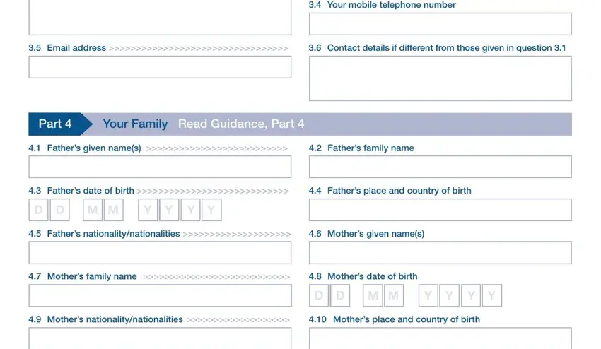 Stage # 4 in submitting form right abode