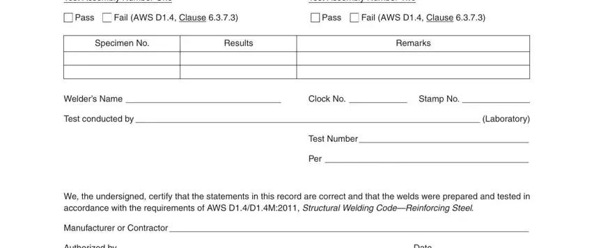 Step no. 5 for filling out pqr 4