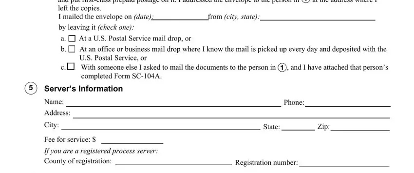 How one can fill in small court claims california step 4