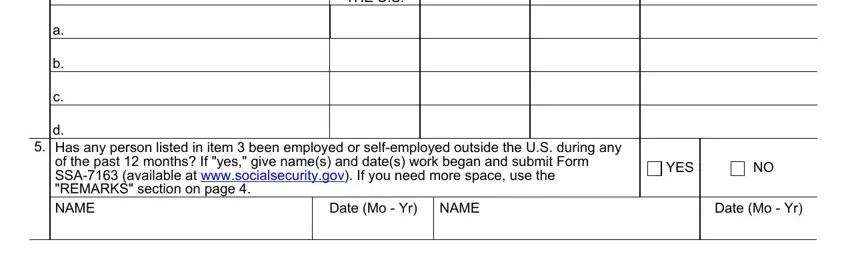 Step # 2 for submitting ssa 21