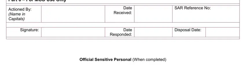 mod form 1694 sar conclusion process shown (part 5)