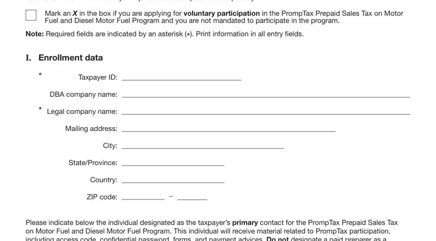 Step # 1 of submitting NYS