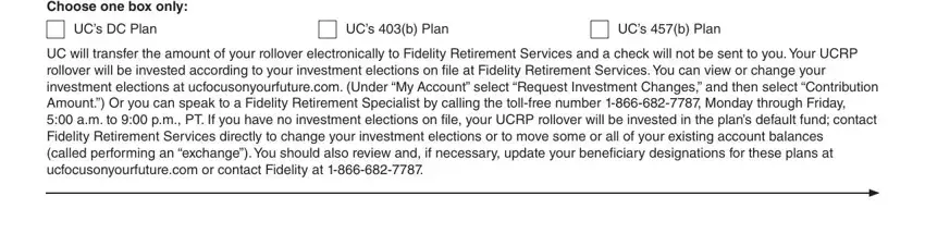 Filling in section 2 of Form Uben 142Cap