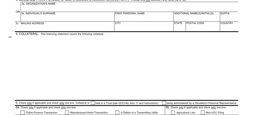 Writing segment 2 of form ucc 1 pdf