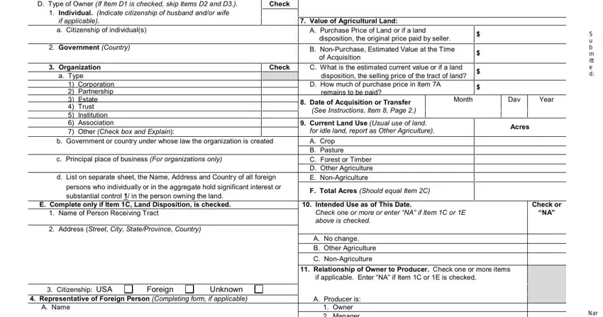 Part number 2 in completing fsa153 act
