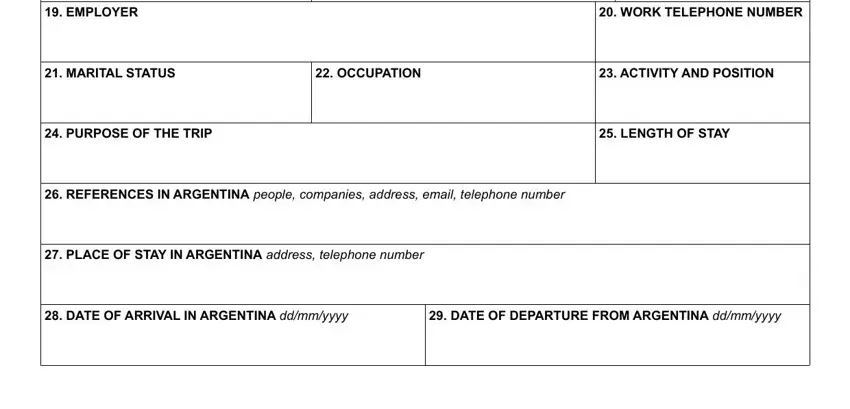 Part no. 2 in completing fsv visa application form download