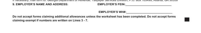 Tips on how to fill out G 4 Form part 3