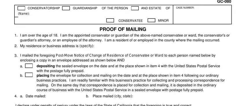 Conservatorships conclusion process described (stage 3)