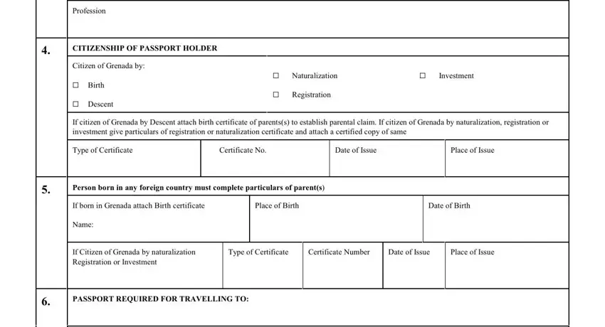 Tips to prepare grenada form part 4