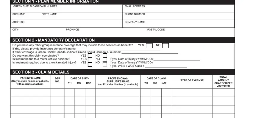Gsc Claim Submission Form ≡ Fill Out Printable PDF Forms