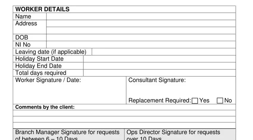 stage 1 to writing holiday form template
