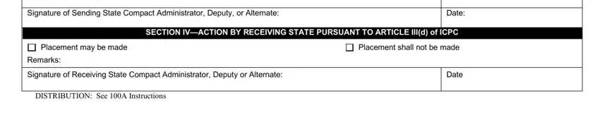 Date, Date, and Signature of Receiving State of icpc 100 a