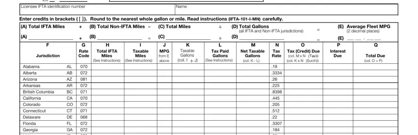 Best ways to fill in ifta quarterly fuel use tax return part 4