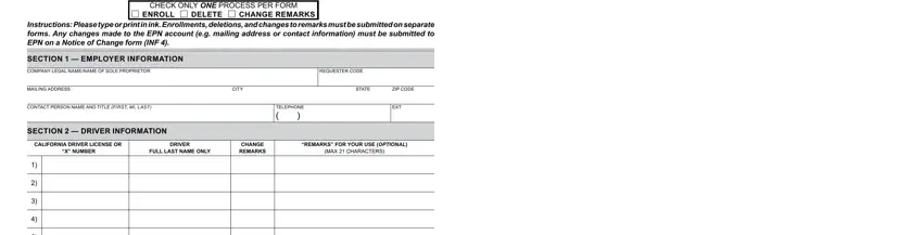 Tips on how to fill in dmv inf 1100 part 1