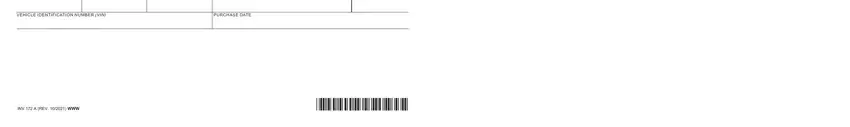 Step # 2 for filling out ca complaint dmv form