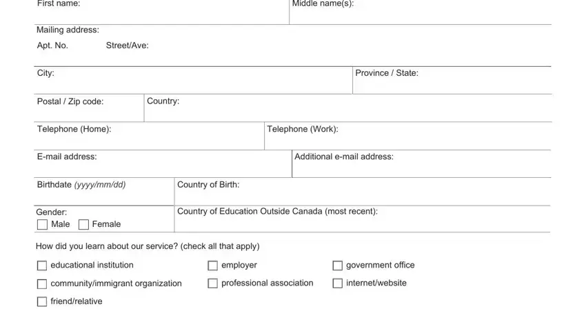 Filling in segment 2 of iqas transcript format