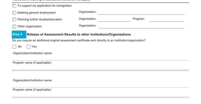 iqas transcript format completion process shown (step 5)