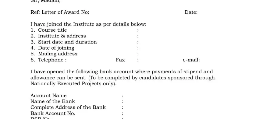 How you can complete joining report format for teachers after transfer stage 1