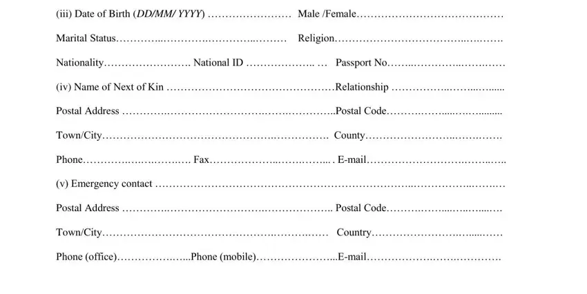 kabete application form conclusion process detailed (step 2)